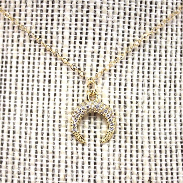 Dainty Crescent Necklace