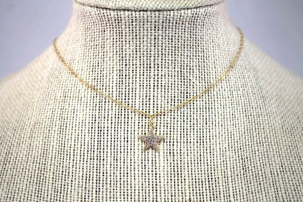 Dainty Crystal Star Necklace