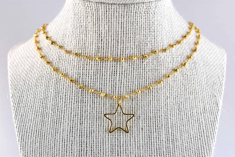 Elsie Clara Double Layer Necklace