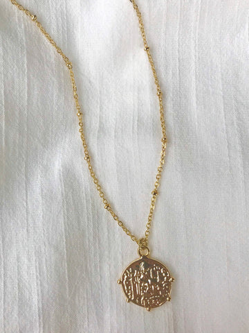 Chaney Mirabella Coin Necklace