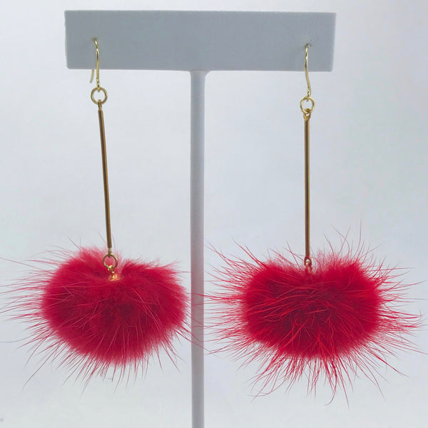 Brianna Emilia Pom Pom Earrings